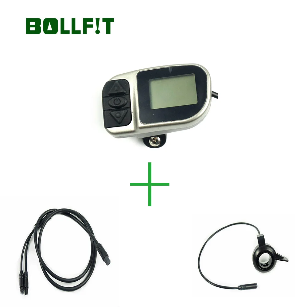 Bollfit V lcd 6 ЖК-дисплей для TONGSHENG eBike Mid-Drive Motor TSDZ2 Kit Электрический велосипед - Цвет: B.vlcd6 1T2 throttle