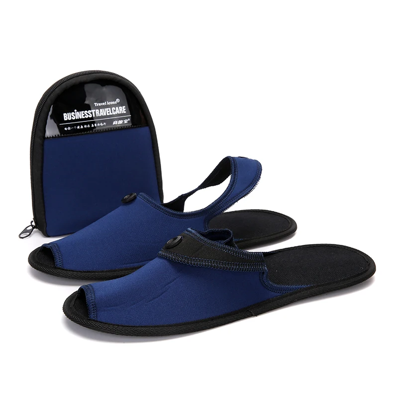 

Fashion Autumn Shoes Man Casual Shoes Breathable Indoor Slippers Couple Shoes Hotel Business Trip Folding Mules Masculino