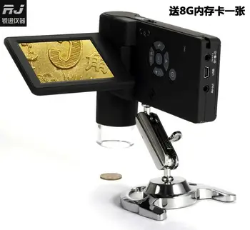 

(USB electron microscope) with a screen to take pictures of antique teaching students to identify 500 times the magnifying glass