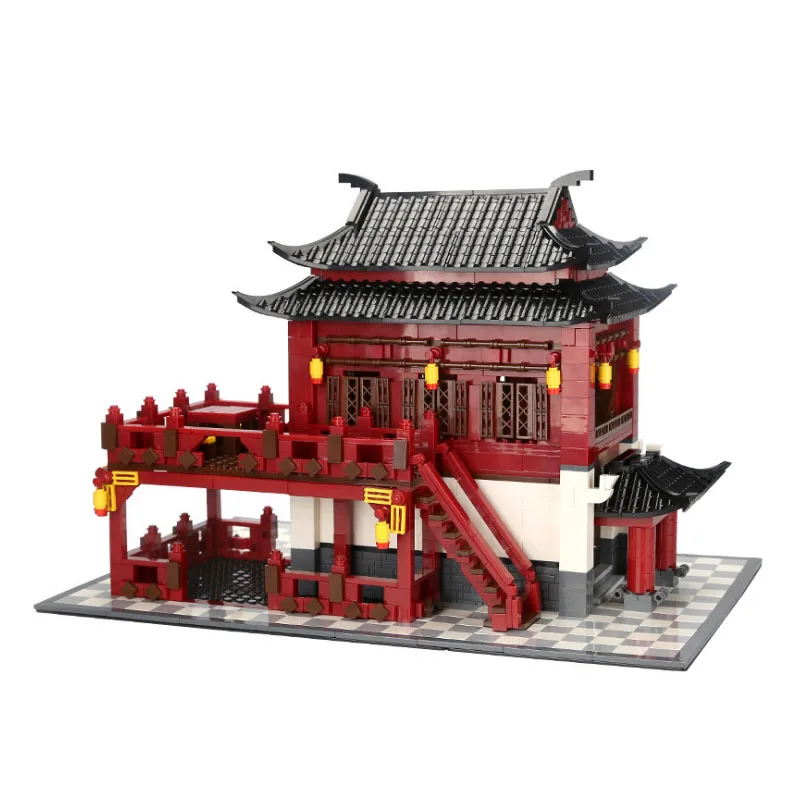 

Wange Blocks Architecture Chinese Ancient House Building Blocks Toys Diamond Blocks Diy Bricks educational toys for kids Gifts