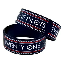 OBH 2 шт рок-группа Twenty One Pilots силиконовый браслет для любителей музыки