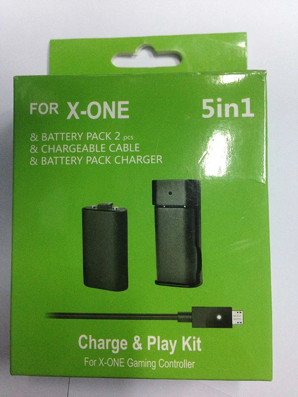 2016 NEW 5 in 1 Rechargeable For xbox one Battery Pack and Charger