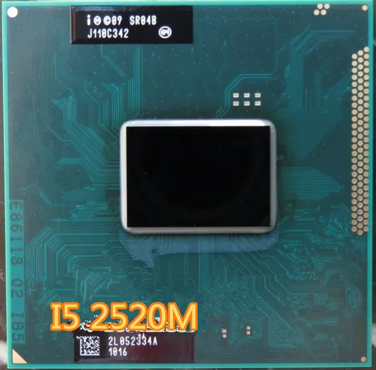 Процессор Intel Core i5-2520M i5 2520M 2,5 GHz(3,2 GHz Turbo) SR048 i5 2520m Socket G2/rPGA988B