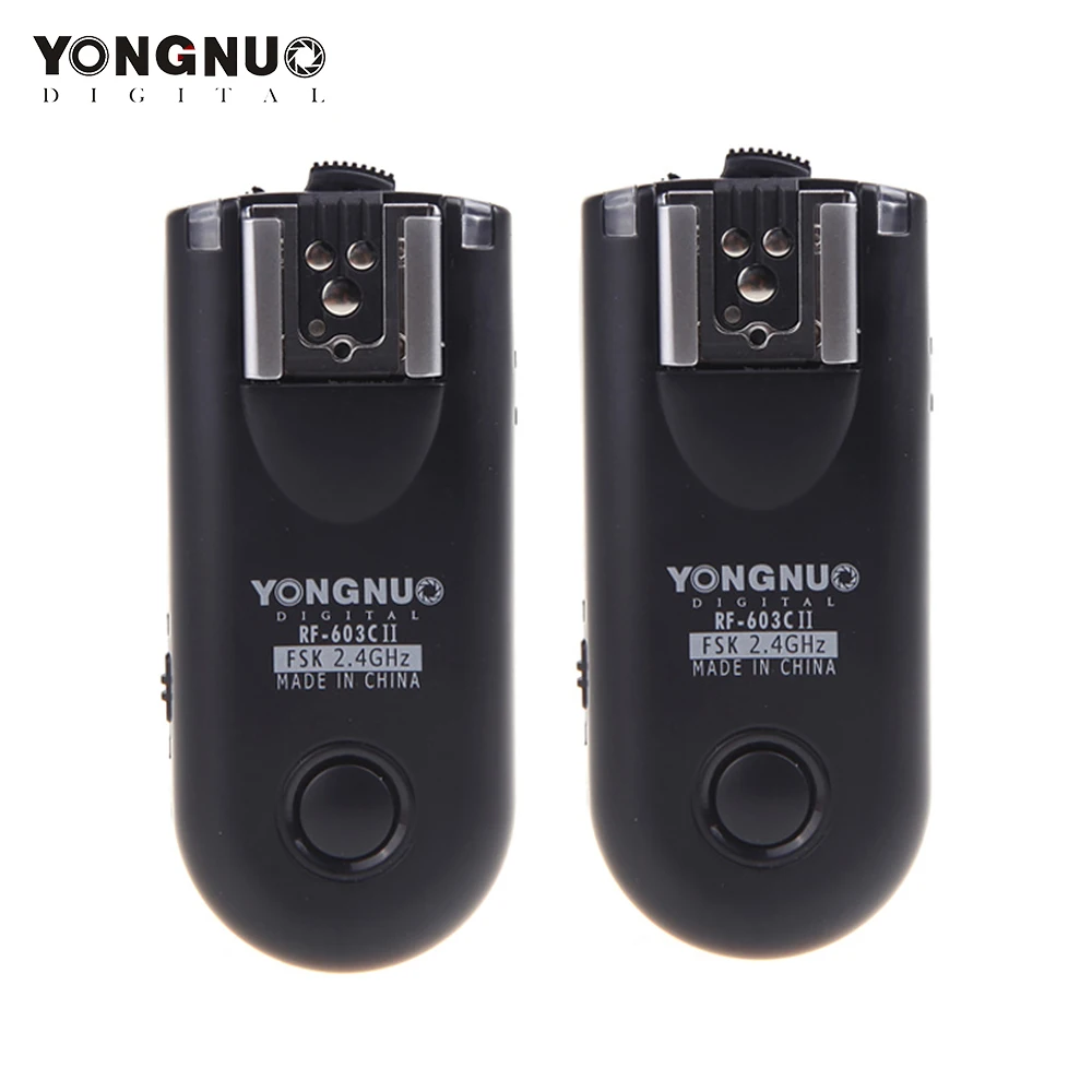 Светодиодная лампа для видеосъемки Yongnuo RF 603C II TTL Беспроводной вспышка триггера