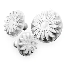 FJS! Зазубренные подсолнечника герберы и резец в форме маргаритки плунжера ремесло