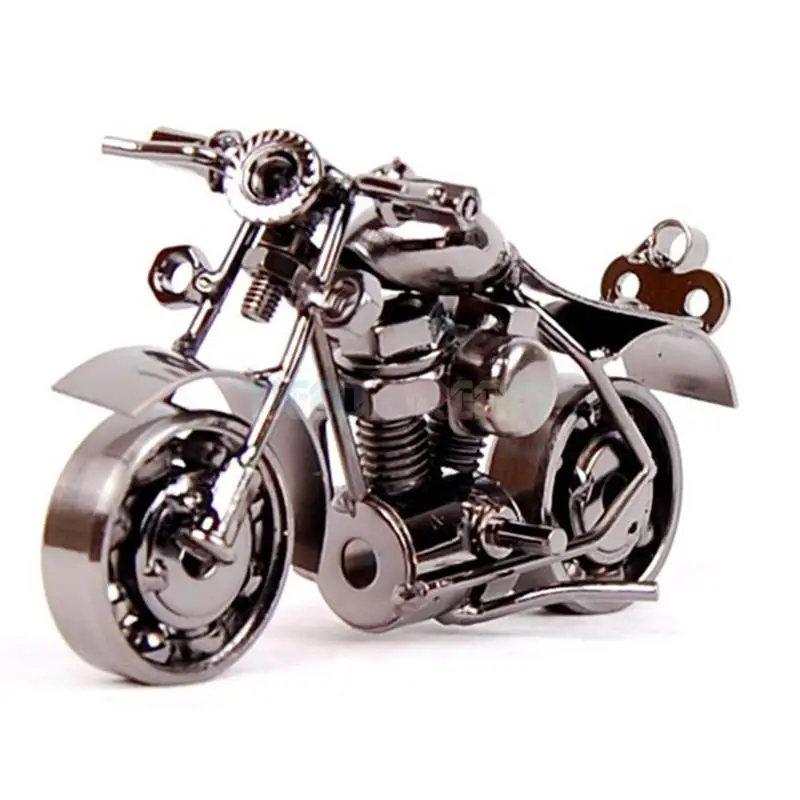 Литые под давлением игрушечные транспортные средства Винтаж Бэтмобиль Прохладный металлический мотоцикл модель ручной работы Американский современный стиль игрушки для мальчиков хорошее хобби подарок для семьи