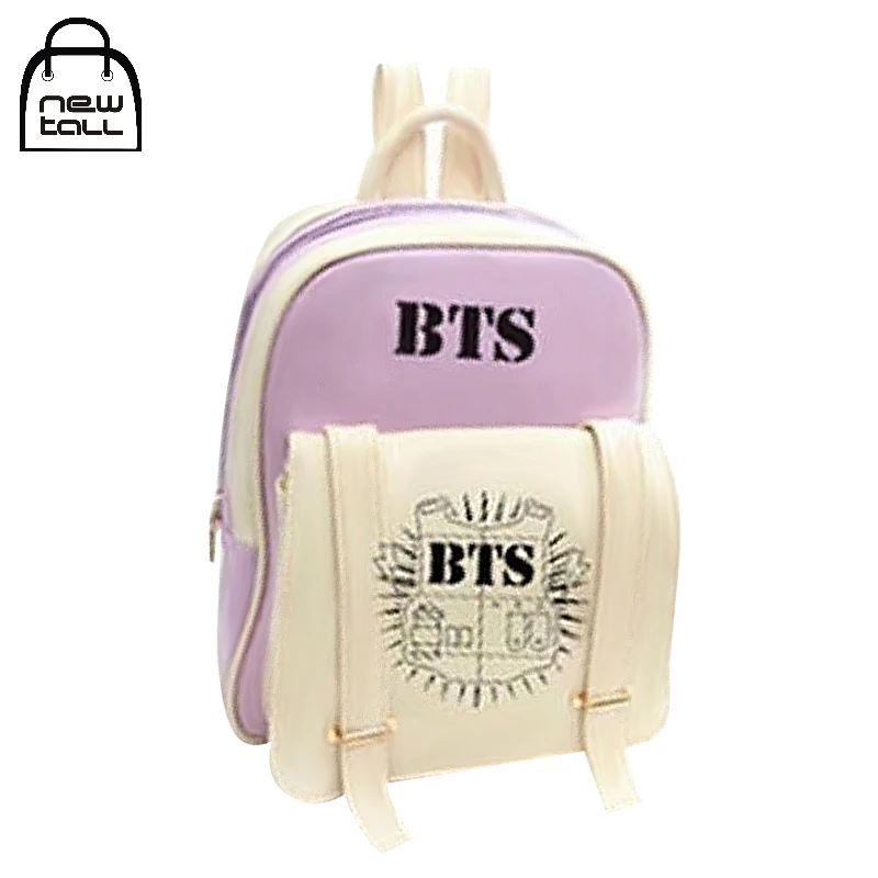 Kpop BTS Bangtan Boys Backpack Student Schoolbag Satchel Shoulder Bag