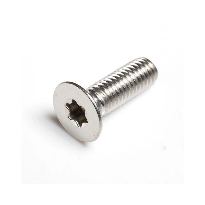 

304 M5M6M8 plum blossom flat six-lobe head stainless steel screw GB2673