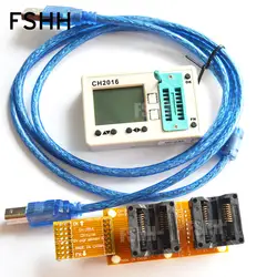 USB SPI флэш-программист ch2016 + 300mil SOP16 + SOP16 Тесты разъем производства 1 Перетащите 2 программист