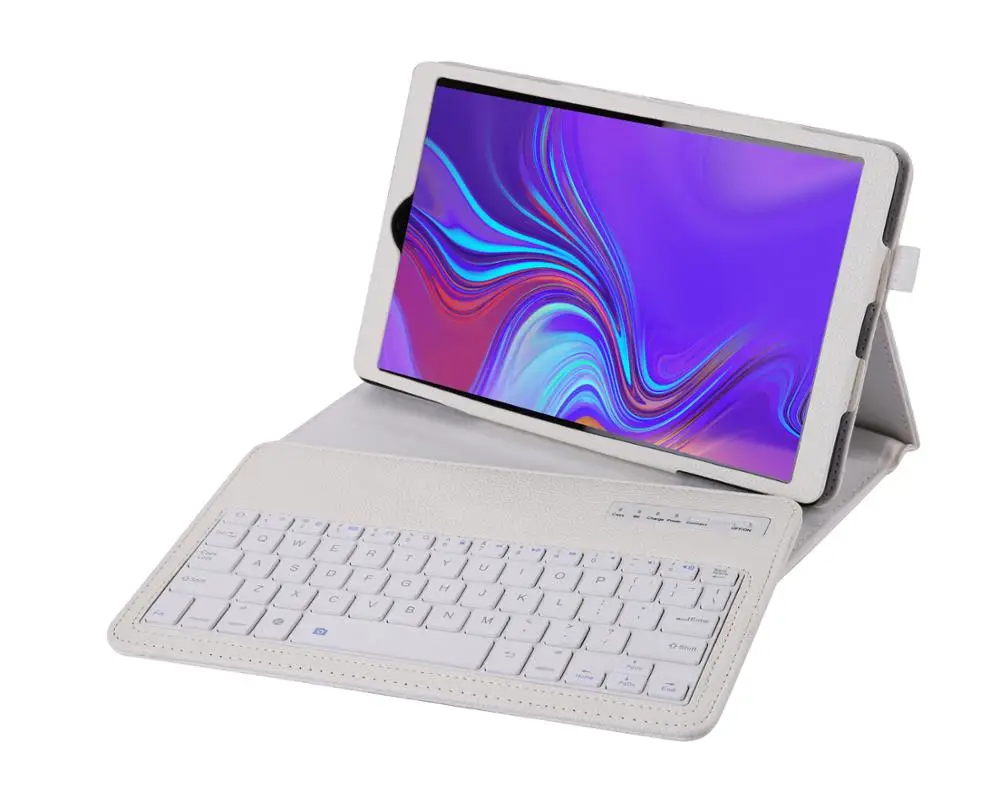 Съемный Беспроводной Bluetooth клавиатура подставка из искусственной кожи чехол для Samsung Galaxy Tab A 10,1 T510 T515 SM-T510 SM-T515