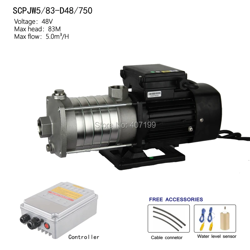 48V, 750 watts centrifugal soalr pump, solar booster pump , high