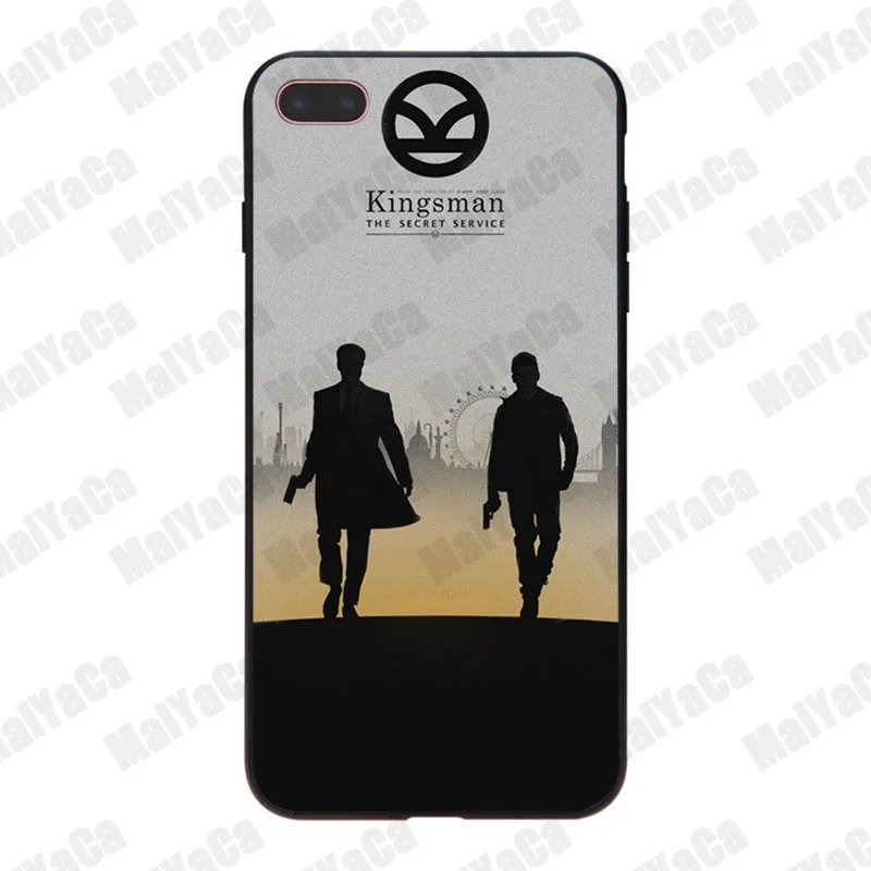 MaiYaCa Kingsman дизайн секретной службы высококачественный чехол для телефона iPhone 8 7 6 6S Plus X 10 5 5S SE 5C Coque Shell