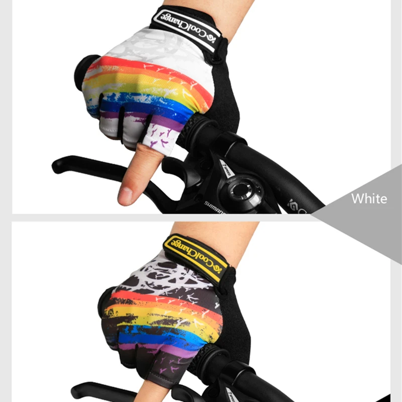Coolизменить велосипедные перчатки с полупальцами мужские женские летние MTB велосипедные перчатки дорожные горные дышащие противоударные велосипедные перчатки