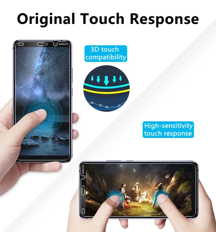 Абсолютная новинка! Премиум закаленное Стекло для Nokia 9 8,1 7,1 6,1 5,1 3,1 2,1 Экран защитная плёнка для НУА Вэй для Nokia 9 8,1 7,1 6,1 5,1 3,1 2,1