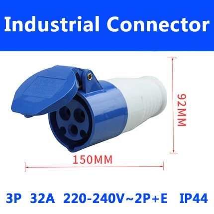 

IP44 32A Industrial connector Industrial Socket Hide direct socket Industrial Plug Cable sheath plug Cable sheath connector