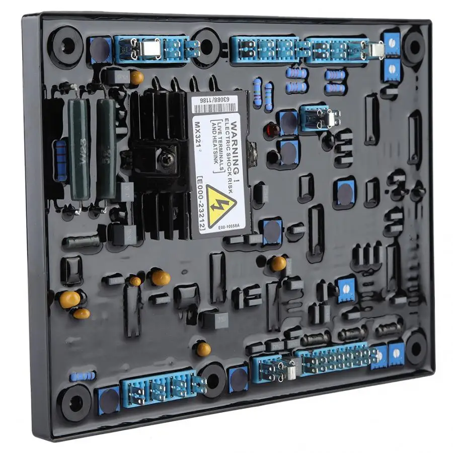 MX321 AVR Регулировка автоматического Напряжение регулятор контроллер генератора генераторная установка Запчасти 170-220VAC 3-фазный 3A PMG