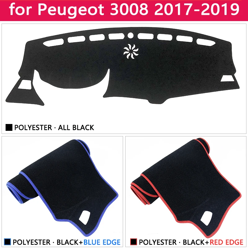 Противоскользящий коврик для приборной панели Peugeot 3008 2017 2018 2019 Mk2 3008GT GT