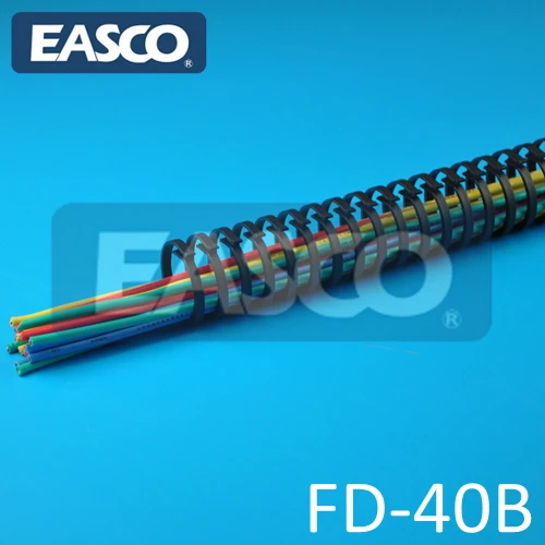 Черный гибкий провод канал щелевой FD-40B EASCO