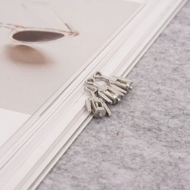 Dongzhur Miniatures Dolls House Furniture Opener 1:12 Doll House Accessories Dollhouse Mini Model 3pcs/Set Red Wine Opener Model