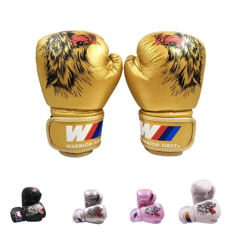 

Boxing Gloves for KIDS super fiber Muay Thai Guantes De Boxeo Free Fight MMA Sanda Training Adults Kids Equipment
