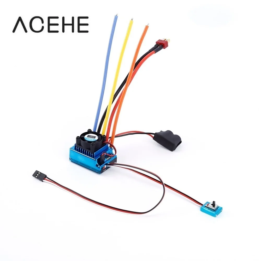 

120A ESC Sensored Brushless Speed Controller For 1/8 1/10 Car/Truck Crawler Car Vehicle Used 2018 Top Sale Dropshipping