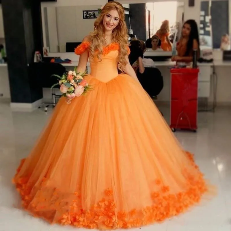 Robe Orange Mariage