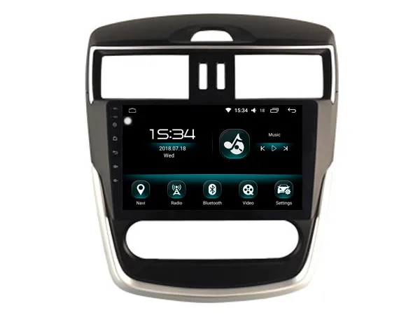 Cheap OTOJETA DSP stereo carplay android 8.1.2 car radio for Nissan TIIDA 2016 AT Gps navigation Ips screen video player tape recorder 3