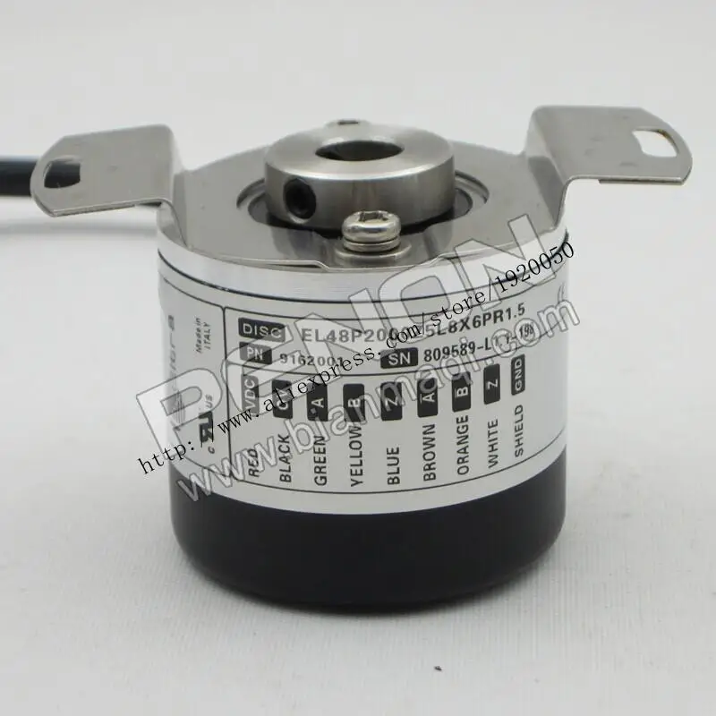 

EL48P2000Z5L8X6PR1.5 meaning Seoul record Eltra rotary encoder hollow shaft 8mm2000 line