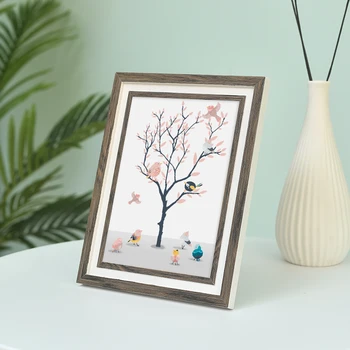 

6 Colors American Style Photo Frame New Rectangle Plastic Picture Frame Kids Birthday Gift Frames For Pictures marcos para fotos