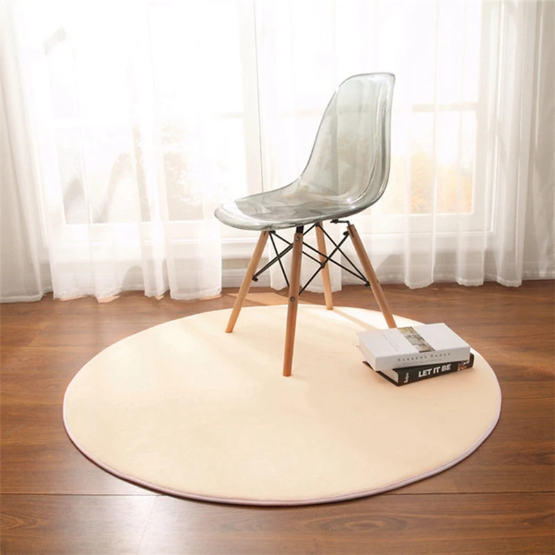 Современный коврик для стула, коврик для дома, декоративный коврик с эффектом памяти из мягкой пены, большой круглый ковер для гостиной, детской спальни, коврики