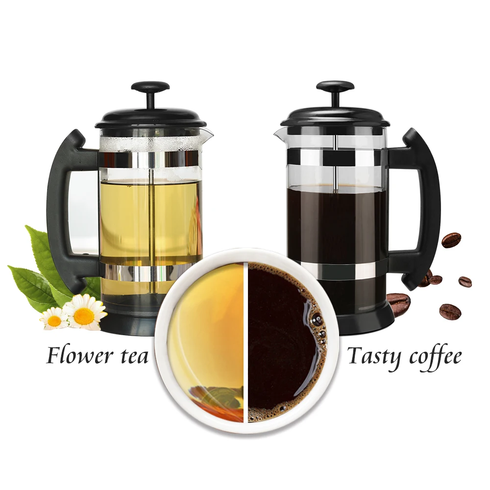Coffee Pot French Presses Heat-resistant Coffee Pots Delicate Plunger  Coffee Tea Pot Durable Portable Coffee Kettles 1000ml - Coffee Pots -  AliExpress
