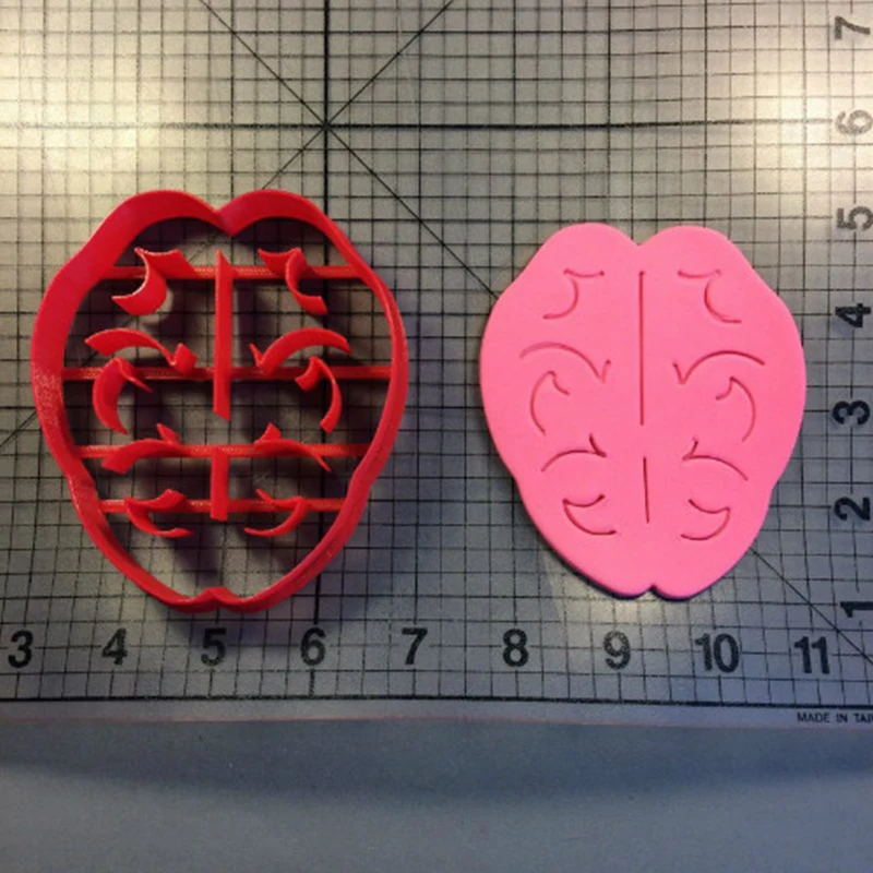 

Organ Brain Kidney Lungs Cookie Cutter Set Fondant Cutter Cake Decoration Tools Custom Made 3D Printed Cortadores De Fondant