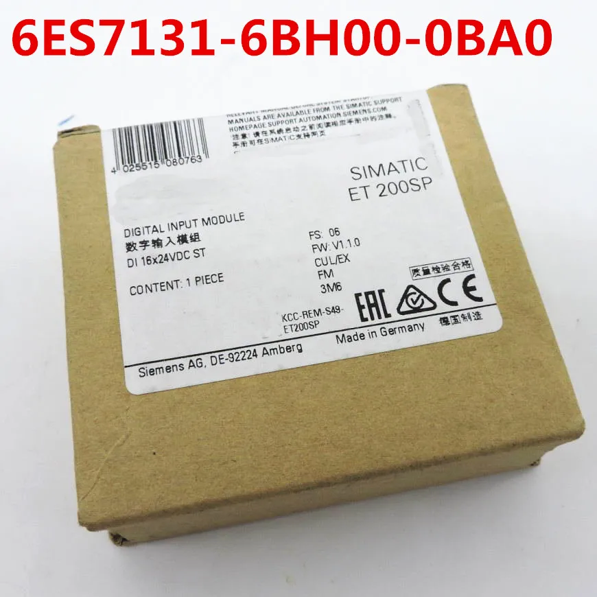 100% оригинальная новинка 2 года гарантии 6ES7131 6BH00 0BA0|Органайзеры для кабеля| |