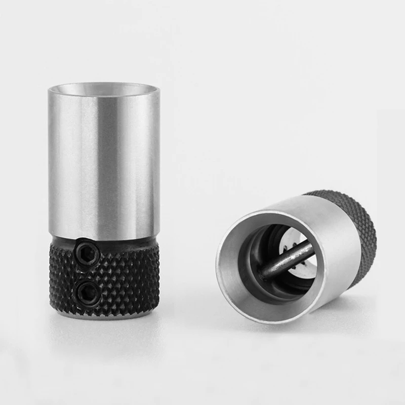  1pcs Woodworking Drill Row Cross Sleeve Row Drill Clamp Drill Sleeve Base for Wood Drill Bit on Dri