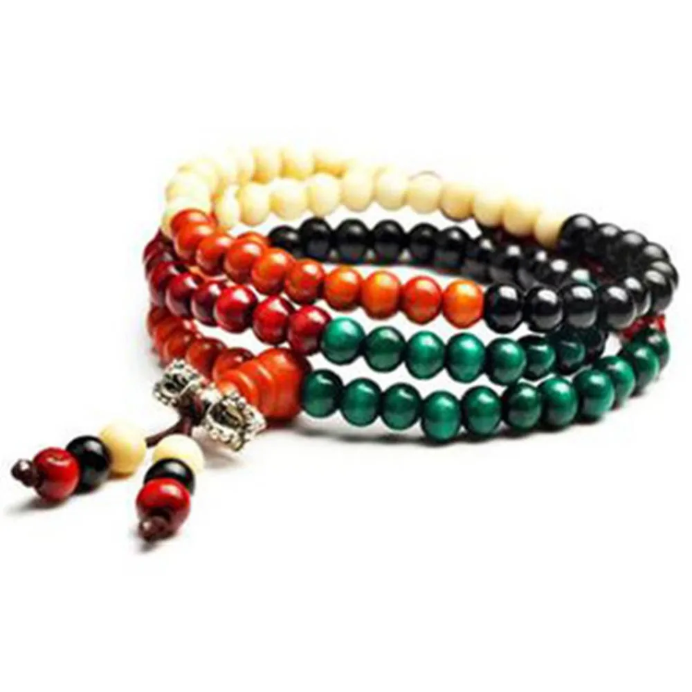 JieyueJewelry модное женское колье из Будды для медитации 6 мм 108 Молитвенное ожерелье