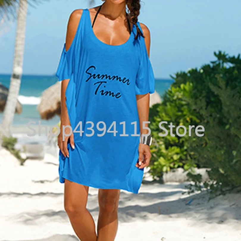 

New Print Summer Beach Cover up Tunic Bikini Cover Up Pareos for Women Bathing Suit Coverups Beach cardigan Beachwear