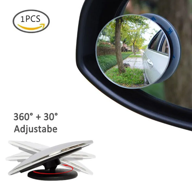 2 шт. зеркало заднего вида для салона автомобиля с поворотом на 360 градусов, Автомобильное Зеркало для слепых зон, автомобильные безопасные зеркала