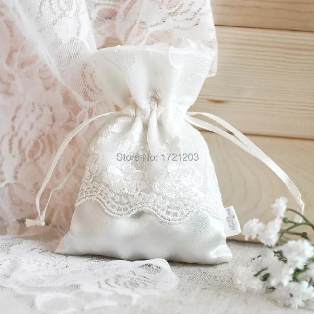 30pcs Vintage Wedding Favor Cloth Bag Dainty Lace 30pcs Vintage Wedding Favor Cloth Bag Dainty Lace Drawstring Thank You