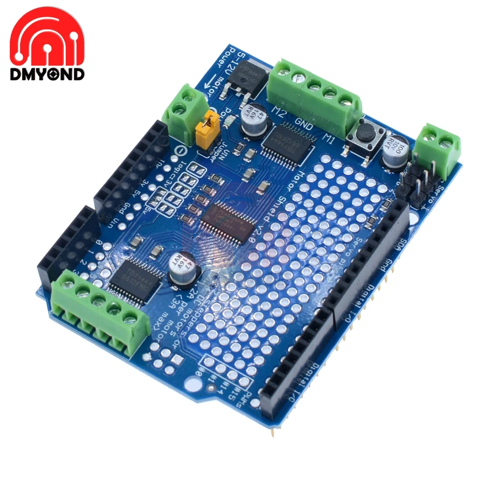 

TB6612 Mosfet Stepper Motor Speed Control Module PCA9685 Servo Driver Shield Board For Arduino Robot PWM Leonardo Replace L293D