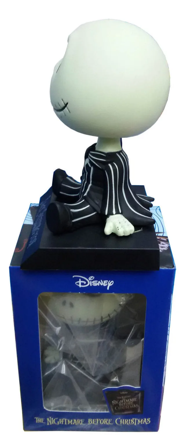 Аниме Фигурка 10 см Кошмар перед Рождеством Джек Wacky Wobbler Bobble Head ПВХ фигурка