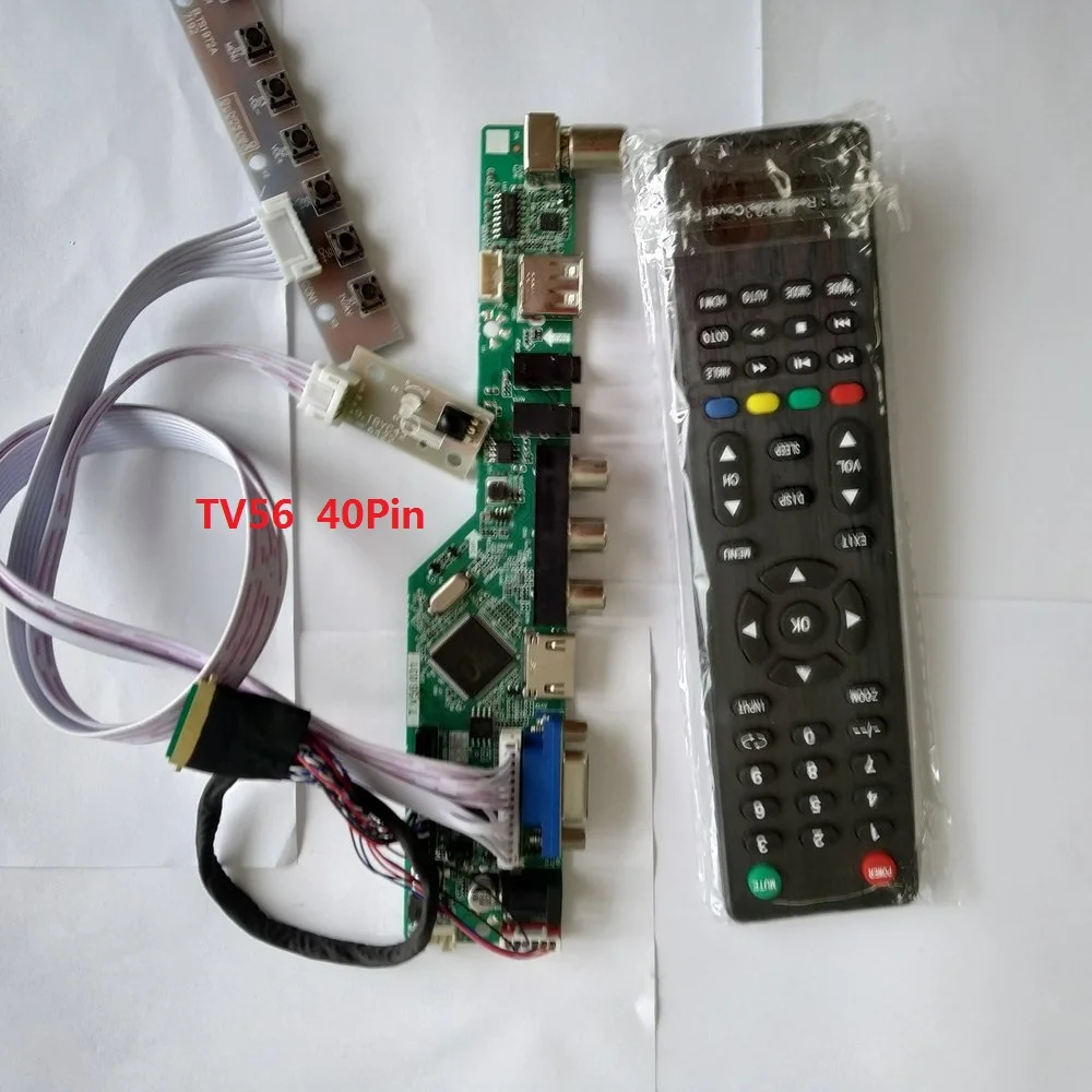 Комплект для LP156WH4(TL)(C1) ТВ AV ЖК-дисплей светодиодный 1366X768 15 6 &quot40pin LVDS панели
