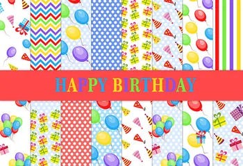 

Vinyl Photography Backdrops Happy Birthday photo background 5x7ft backdrops for Photo Studio photo fotografia Computer printing