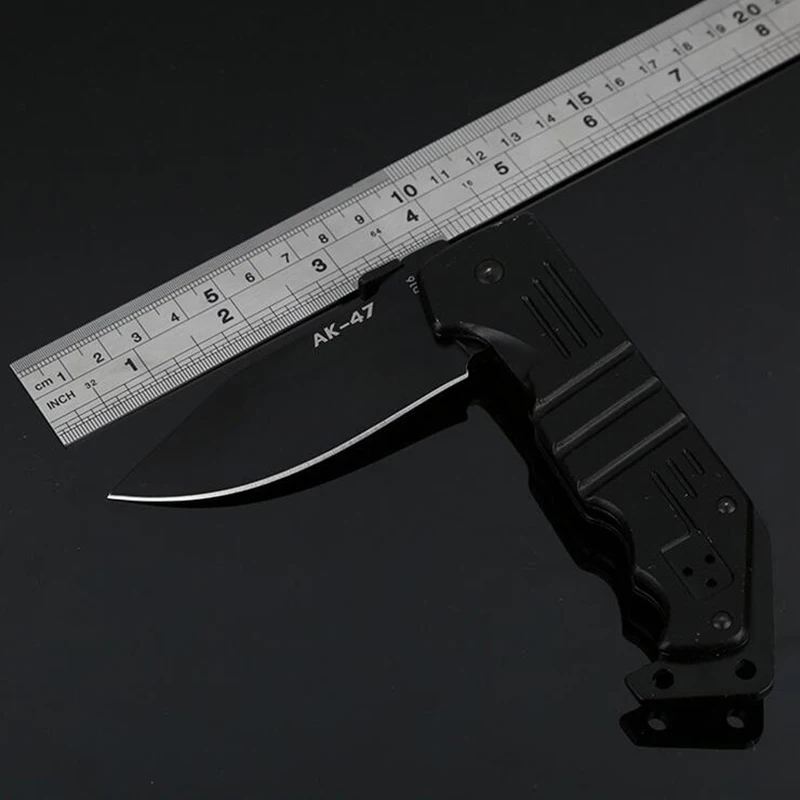WIZARD AK47 Folding Knife 5Cr13Mov Blade Outdoor Survival Camping
