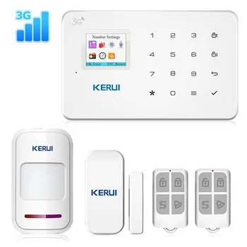 

KERUI NEW G183 WCDMA 3G Wireless Home Security GSM 3G Alarm system APP Remote Control Burglar Alarm Pir Motion Sensor Alarm