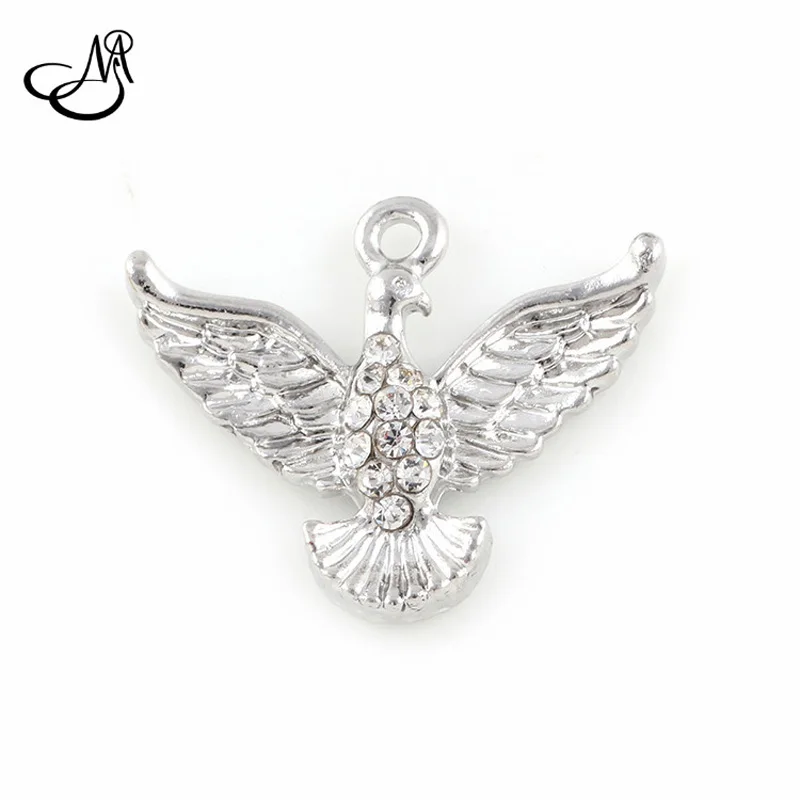Buy 50pcs/lot 20*24mm New Hot Sale Silver Crystal