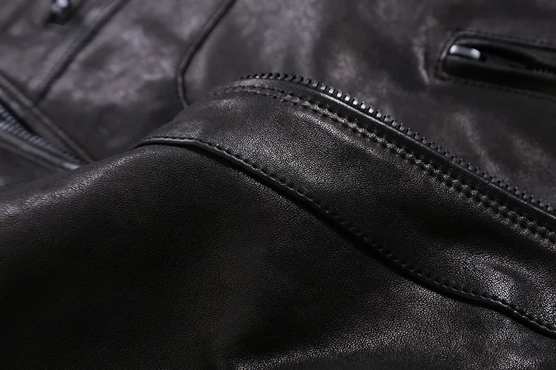 Free shipping,new style.fashion soft sheepskin jacket.mens genuine leather coat.quality slim motor jackets.cool clothing sheepskin trench coat