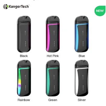 

New Original Kangertech GEM Pod Starter Kit 500mAh Built-in Battery with 2ml Refillable pod & 1.2ohm ceramic coil vs Drag Nano