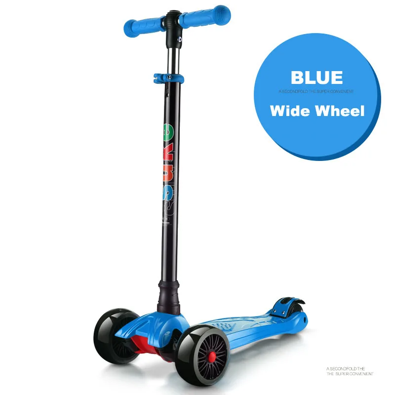 Children Roller Skates 3 Wheels Kids Kick Scooter Roller Scooter