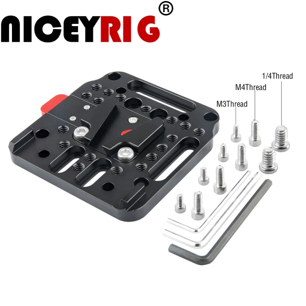 Пластина аккумулятора NICEYRIG V Lock в сборе для камеры набор быстрого снятия на