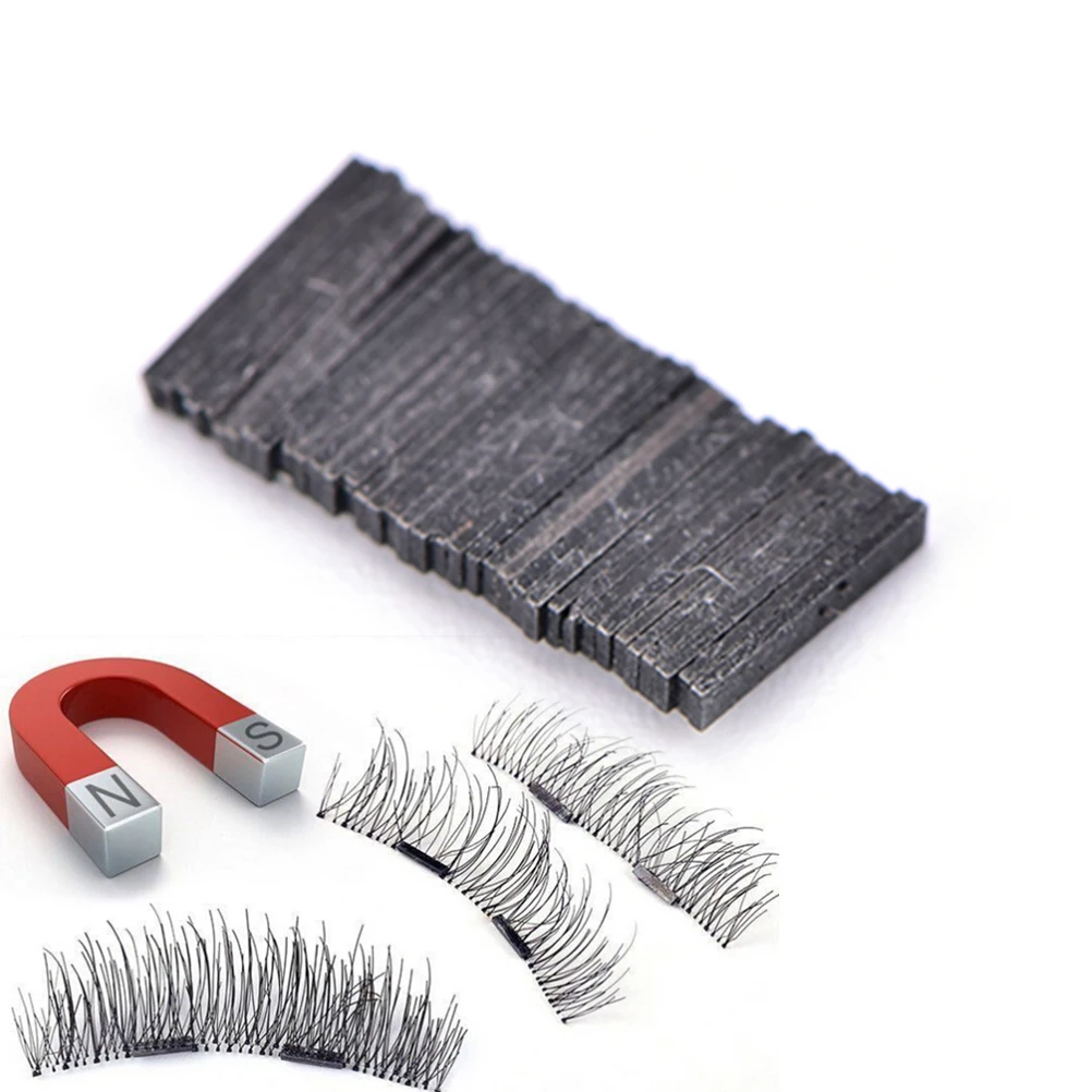 10PCS/Set magnet Reusable Magnet 3D Magnetic False Eyelashes Extension Handmade eyelash fake lashes long 3d mink | Красота и здоровье